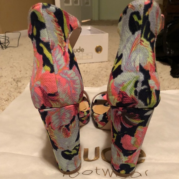 Nude Footwear Floral Heels From Revolve Clothing - Picture 5 of 8